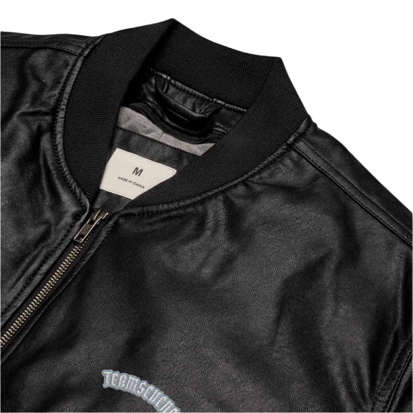 Leather Bomber Jacket