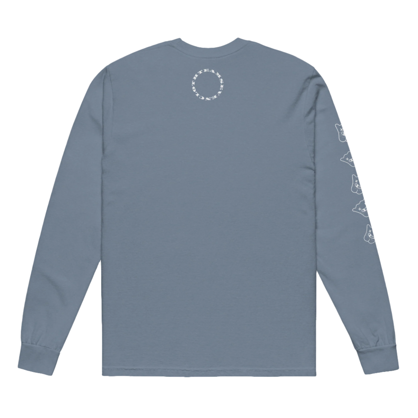 Garment-dyed heavyweight long-sleeve shirt