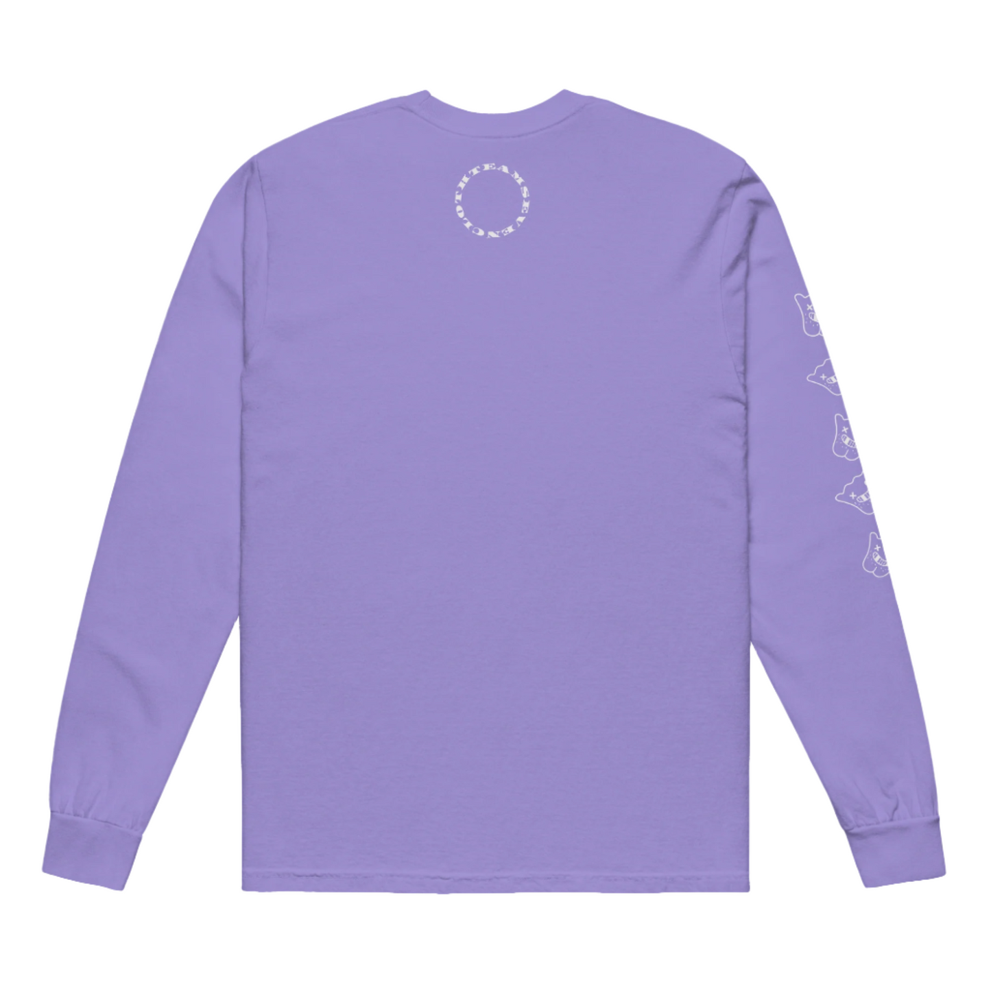 Garment-dyed heavyweight long-sleeve shirt